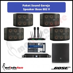 Paket Sound Gereja Speaker Bose 802 V | 4 Speaker dan 1 Subwoofer JBL